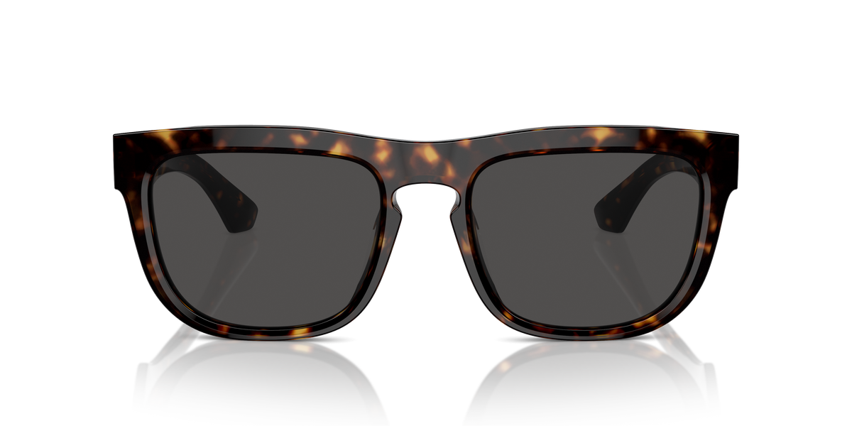 Burberry BE4431U Sunglasses in 300287 Dark Havana / Dark Grey lens, front view