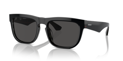 Burberry BE4431U Sunglasses in 412187 Top Black On Vintage Check / Dark Grey lens