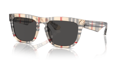 Burberry BE4431U Sunglasses in 412287 Vintage Check / Dark Grey lens