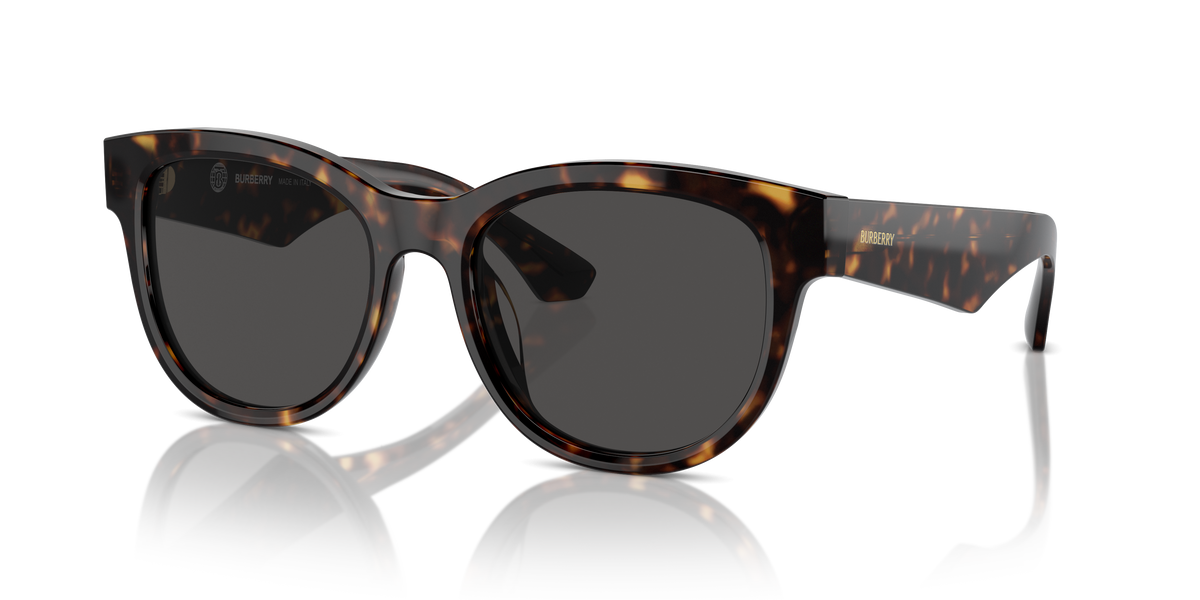 Burberry BE4432U Sunglasses in 300287 Dark Havana / Dark Grey lens