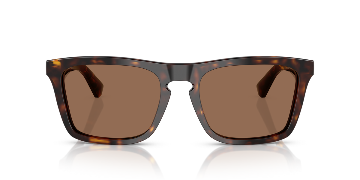 Burberry BE4434 Sunglasses in 300273 Dark Havana / Dark Brown lens, front view
