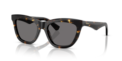 Burberry BE4435 Sunglasses in 410681 Yellow Havana / Dark Grey Polarized lens