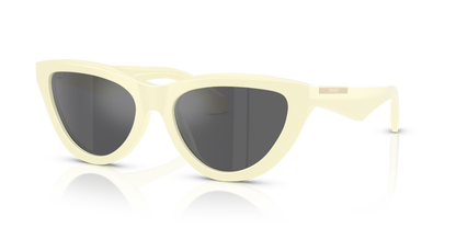 Burberry BE4436U Sunglasses in 41456G Yellow / Grey Mirror Silver lens