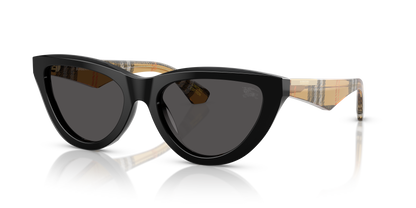 Burberry BE4436U Sunglasses in 418887 Black / Dark Grey lens