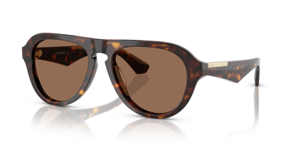 Burberry BE4437U Sunglasses in 300273 Dark Havana / Dark Brown lens