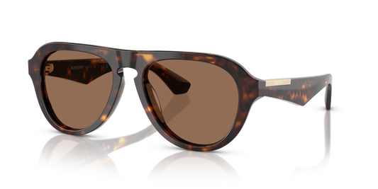 Burberry BE4437U Sunglasses in 300273 Dark Havana / Dark Brown lens
