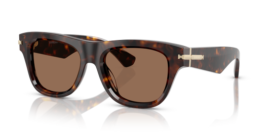 Burberry BE4438U Sunglasses in 300273 Dark Havana / Dark Brown lens