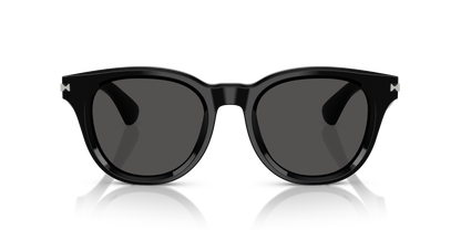 Burberry BE4439 Sunglasses in 300187 Black / Dark Grey lens, front view