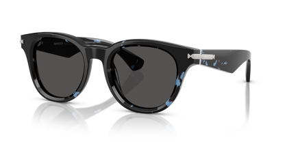 Burberry BE4439 Sunglasses in 411187 Blue Havana / Dark Grey lens