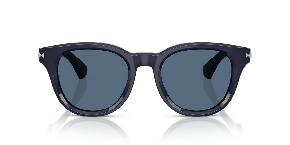 Burberry BE4439 Sunglasses in 412080 Blue / Dark Blue lens, front view