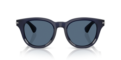 Burberry BE4439 Sunglasses in 412080 Blue / Dark Blue lens, front view