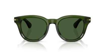 Burberry BE4439 Sunglasses in 414871 Green / Dark Green lens, front view