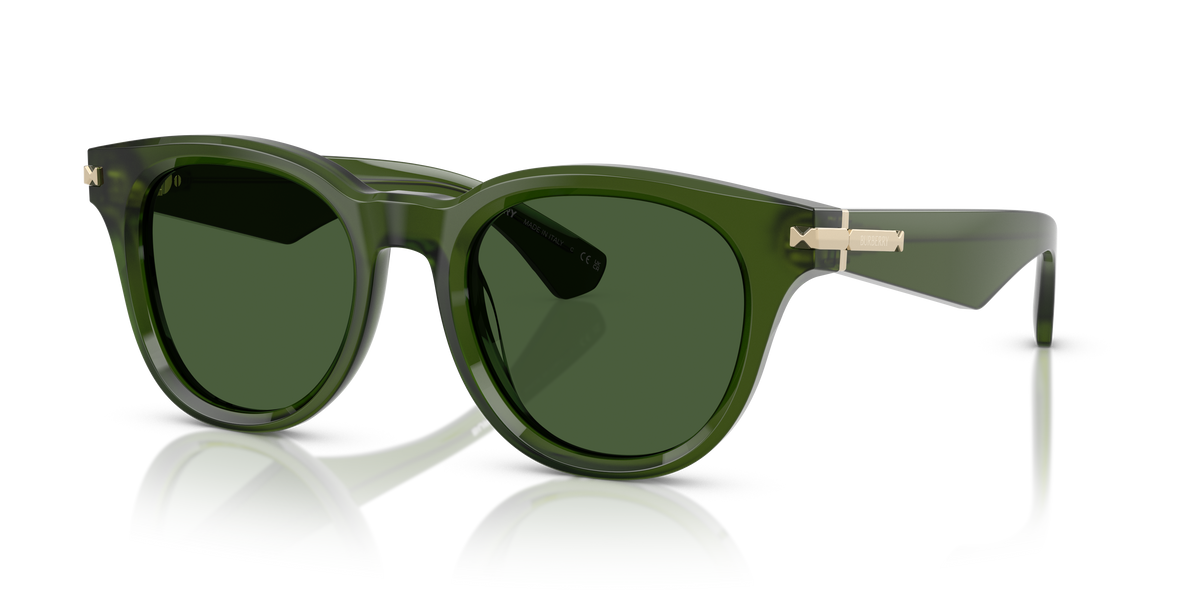 Burberry BE4439 Sunglasses in 414871 Green / Dark Green lens