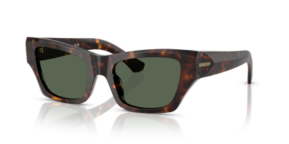 Burberry BE4441U Sunglasses in 300271 Dark Havana / Dark Green lens