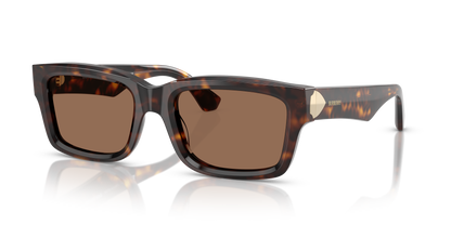 Burberry BE4443 Sunglasses in 300273 Dark Havana / Dark Brown lens