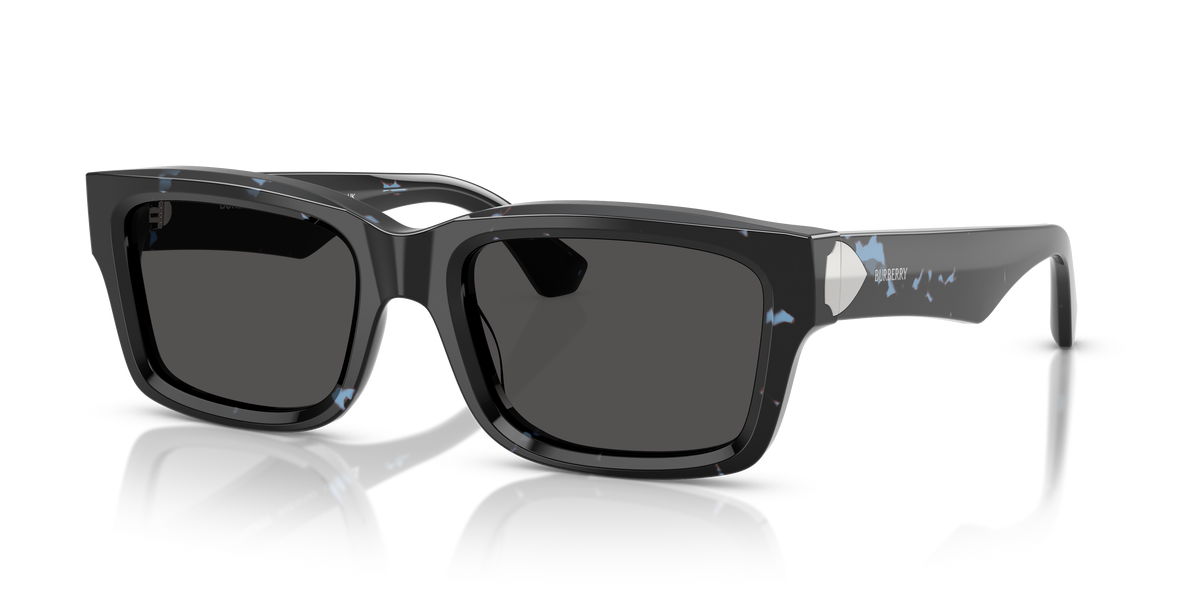 Burberry BE4443 Sunglasses in 411187 Blue Havana / Dark Grey lens