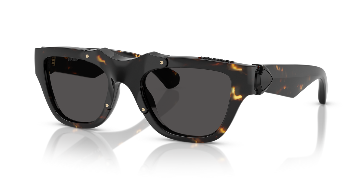 Burberry BE4445U Sunglasses in 410687 Dark Havana / Dark Grey lens
