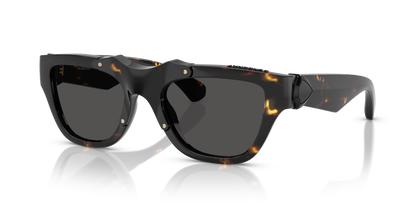 Burberry BE4445U Sunglasses in 410687 Dark Havana / Dark Grey lens