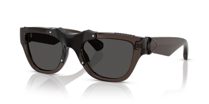 Burberry BE4445U Sunglasses in 411287 Grey / Dark Grey lens