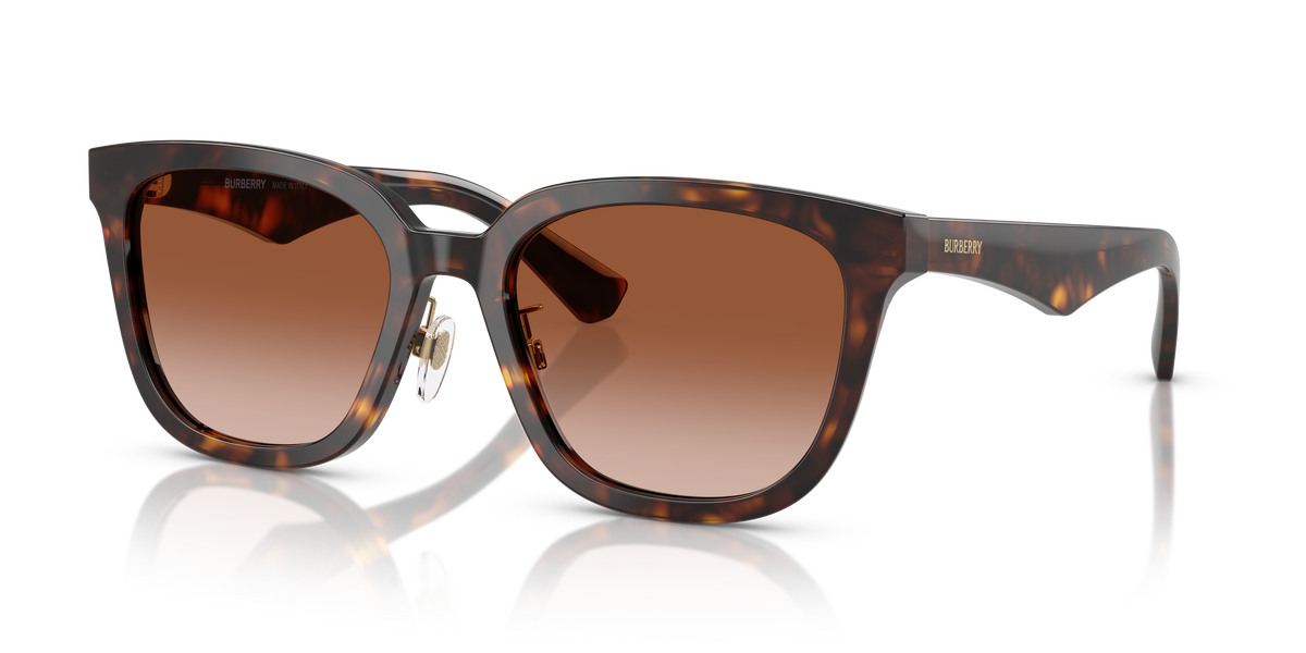 Burberry BE4446D Sunglasses in 300213 Dark Havana / Brown Gradient lens
