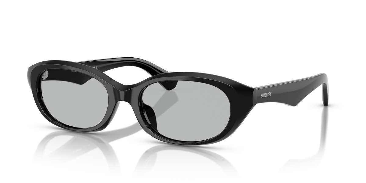 Burberry BE4447D Sunglasses in 300187 Black / Light Grey lens