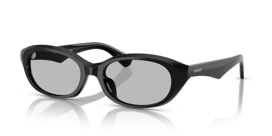 Burberry BE4447D Sunglasses in 300187 Black / Light Grey lens