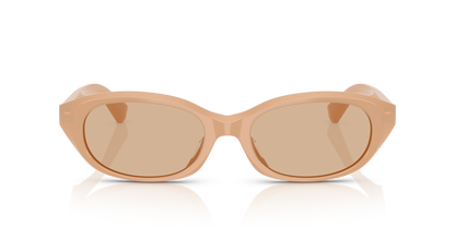 Burberry BE4447D Sunglasses in 415073 Beige / Dark Brown lens, front view