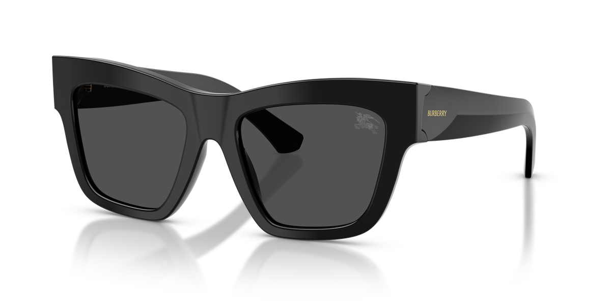 Burberry BE4449 Sunglasses in 300187 Black / Dark Grey lens