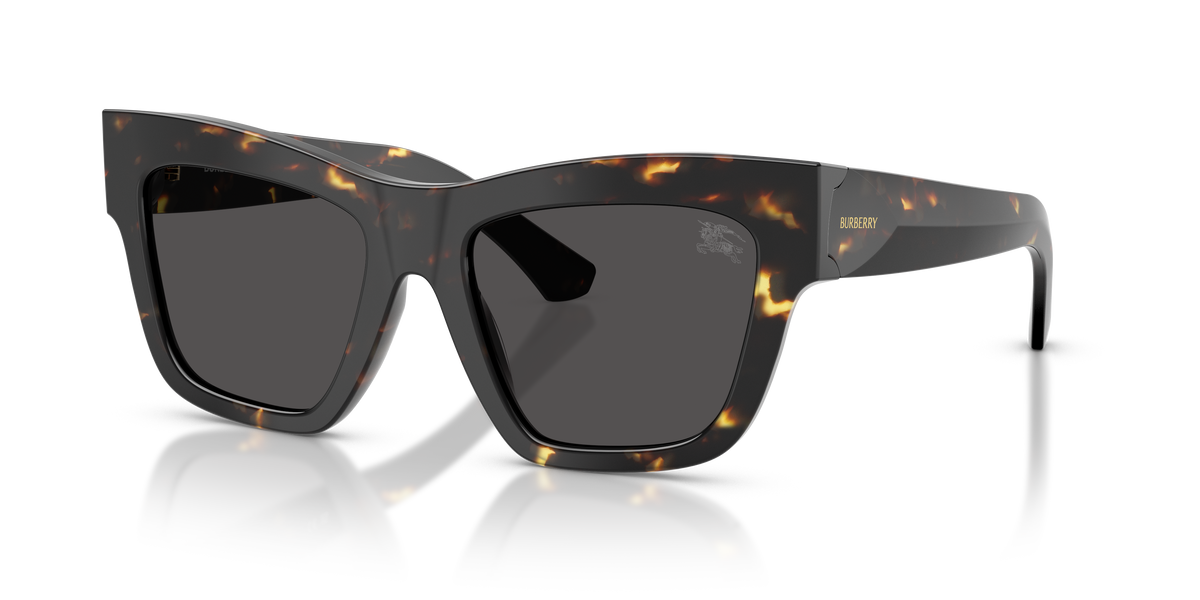 Burberry BE4449 Sunglasses in 410687 Yellow Havana / Dark Grey lens