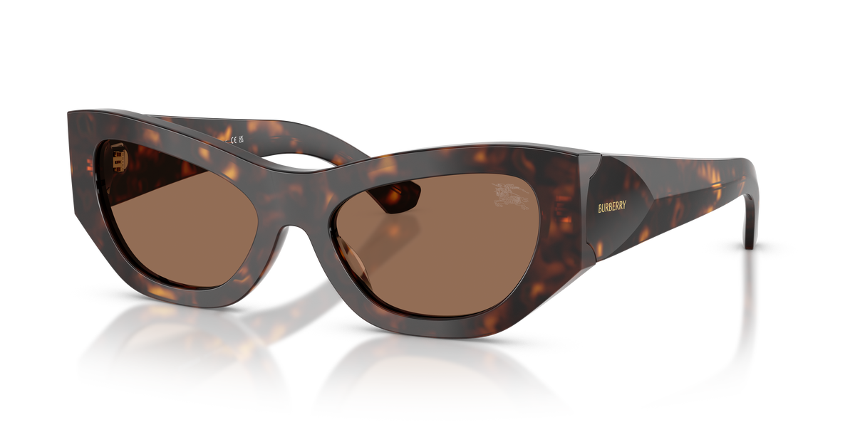 Burberry BE4450U Sunglasses in 300273 Dark Havana / Dark Brown lens