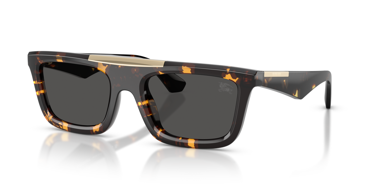 Burberry BE4451U Sunglasses in 410687 Yellow Havana / Dark Grey lens