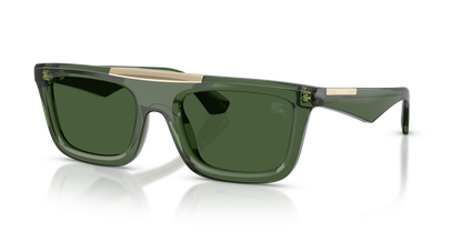 Burberry BE4451U Sunglasses in 417471 Green / Dark Green lens