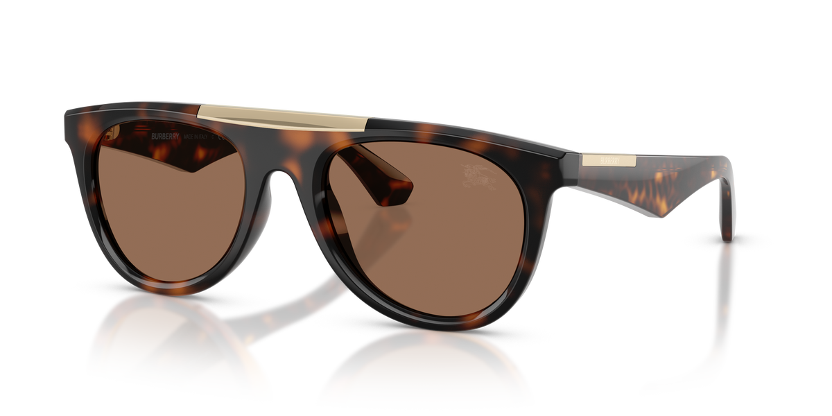 Burberry BE4452U Sunglasses in 300273 Dark Havana / Dark Brown lens