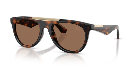 Burberry BE4452U Sunglasses in 300273 Dark Havana / Dark Brown lens