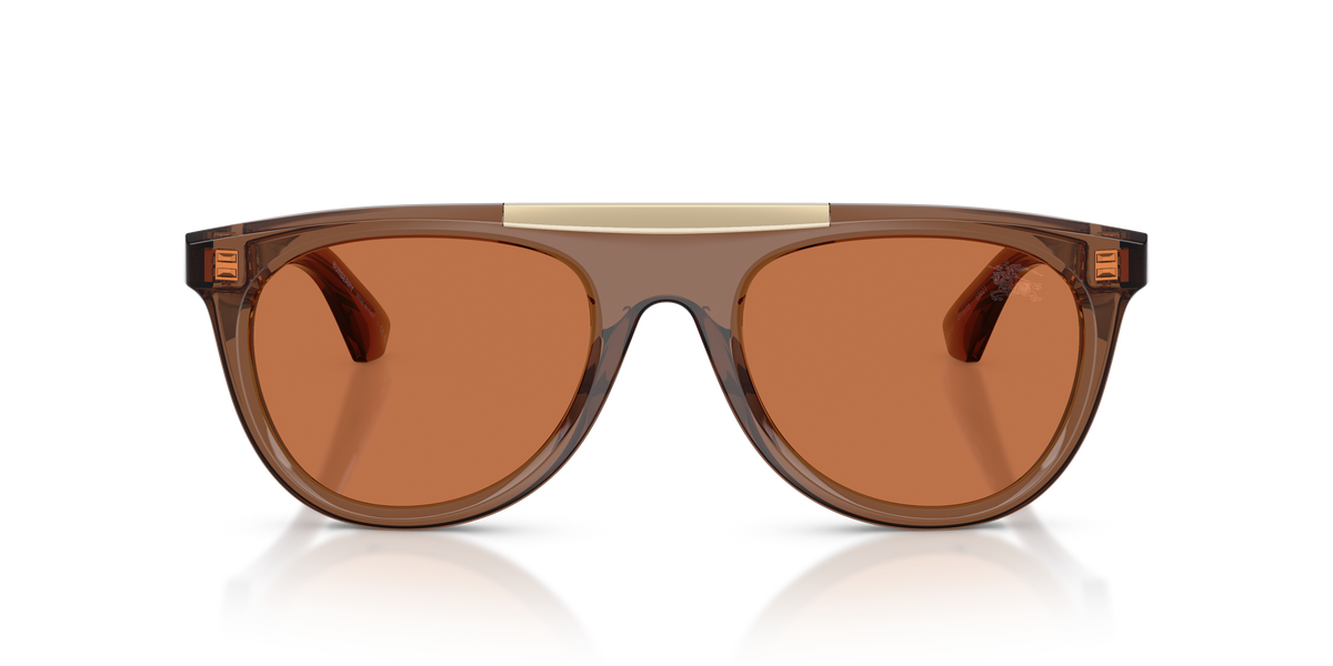 Burberry BE4452U Sunglasses in 417373 Brown / Marrone lens, front view