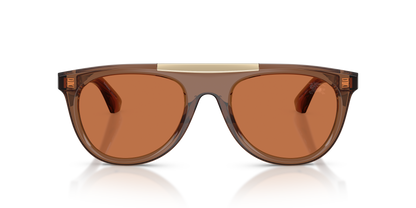 Burberry BE4452U Sunglasses in 417373 Brown / Marrone lens, front view