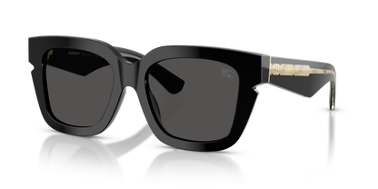 Burberry BE4453 Sunglasses in 300187 Black / Dark Grey lens