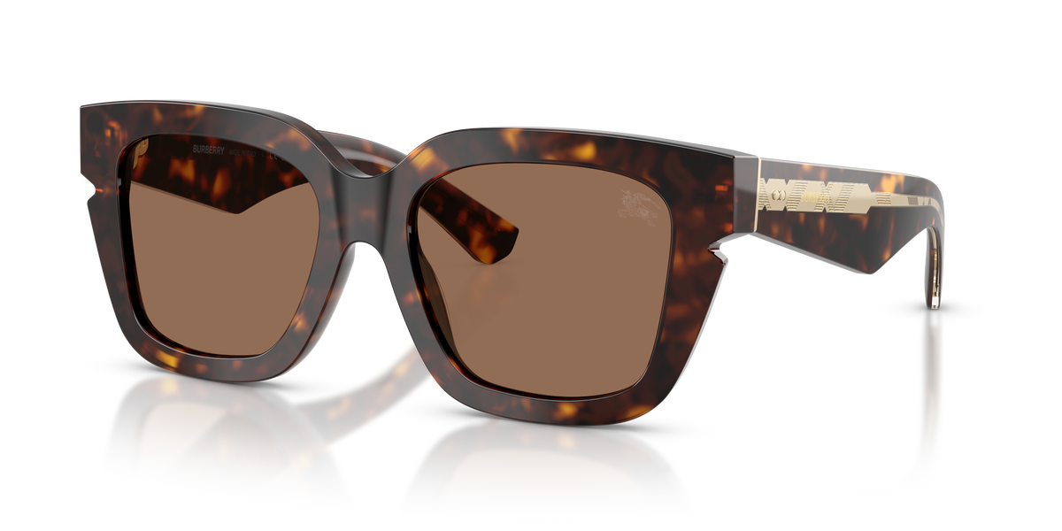 Burberry BE4453 Sunglasses in 300273 Dark Havana / Dark Brown lens