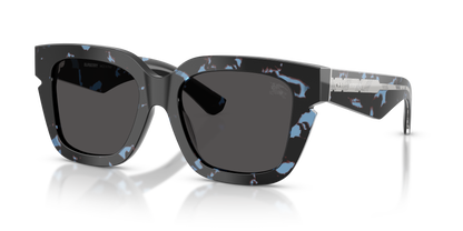Burberry BE4453 Sunglasses in 411187 Blue Havana / Dark Grey lens