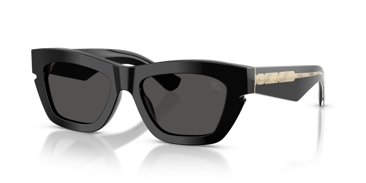 Burberry BE4454 Sunglasses in 300187 Black / Dark Grey lens