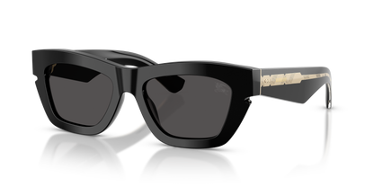 Burberry BE4454 Sunglasses in 300187 Black / Dark Grey lens