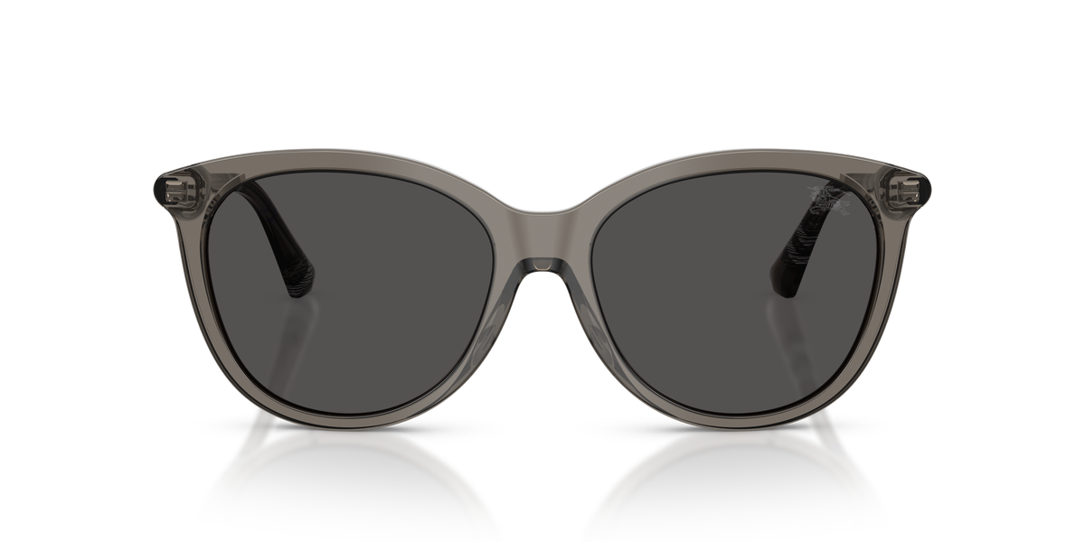 Burberry BE4455 Sunglasses in 416087 Grey / Dark Grey lens, front view
