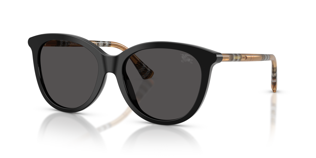 Burberry BE4455 Sunglasses in 416187 Black / Dark Grey lens
