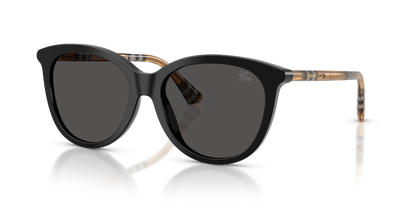 Burberry BE4455 Sunglasses in 416187 Black / Dark Grey lens