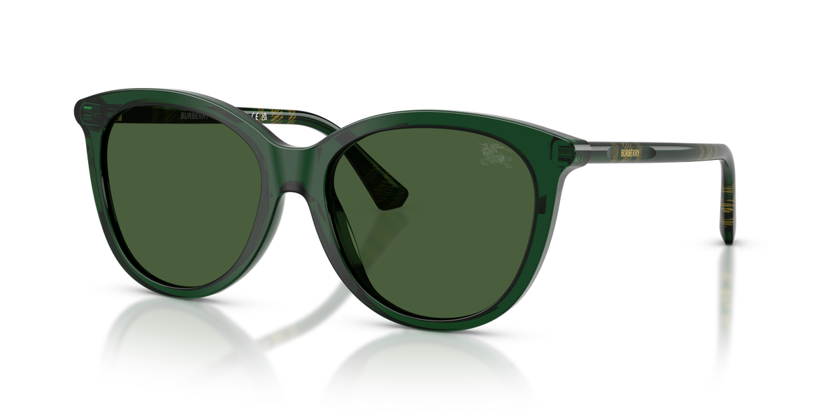 Burberry BE4455 Sunglasses in 416271 Green / Dark Green lens