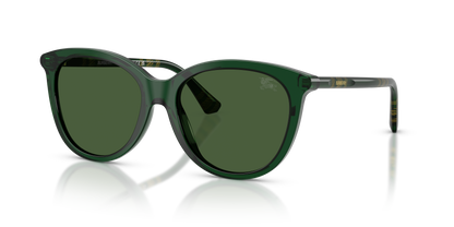 Burberry BE4455 Sunglasses in 416271 Green / Dark Green lens