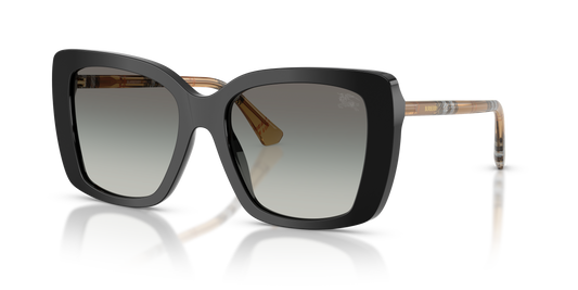 Burberry BE4456 Sunglasses in 416111 Black / Grey Gradient lens