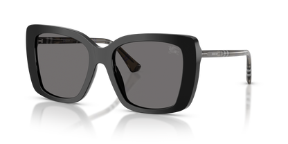 Burberry BE4456 Sunglasses in 416581 Black / Dark Grey Polarized lens