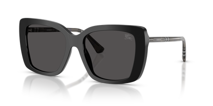 Burberry BE4456 Sunglasses in 416587 Black / Dark Grey lens