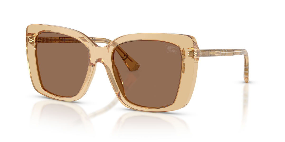 Burberry BE4456 Sunglasses in 416773 Beige / Dark Brown lens